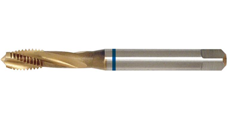 Grundloch-Gewindebohrer M DIN 376 15 Grad Form C 2xD HSS-E-TiN M20