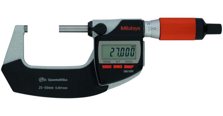Digitale Bügelmessschraube Messbereich 25-50 mm QuantuMike IP65 Datenausgang