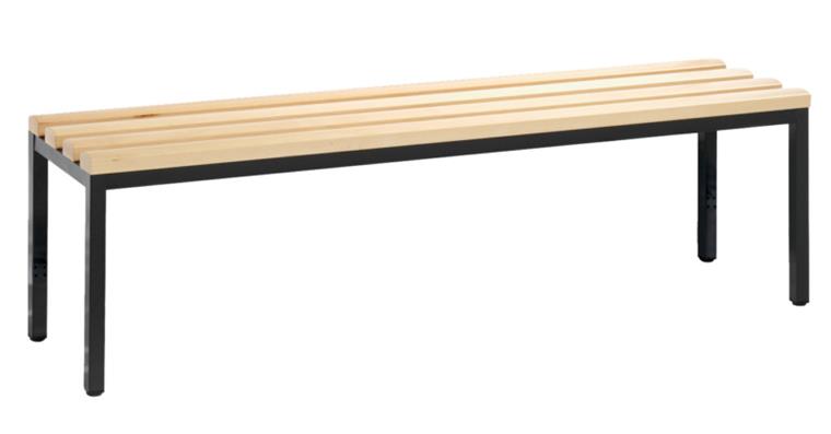 Sitzbank freistehend 4 Füße ohne Schuhrost HxBxT 420x1500x353 mm
