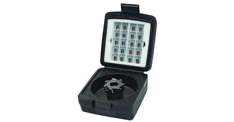 LIZZARD Set Eckfräser Ø 40x16 Z6 + 20 Fräswendeplatten APKT1003