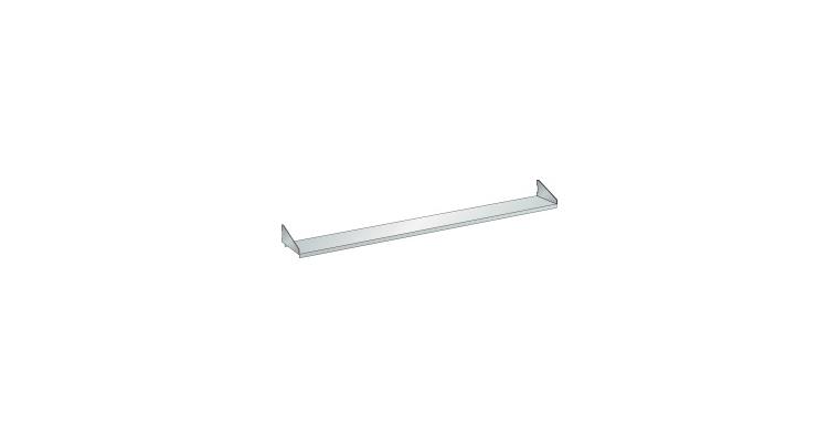 Verstellboden glatt BxTxH 1500x175x30mm 20kg RAL 7035