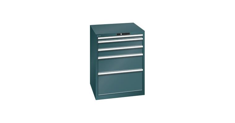 Schubladenschrank 717x725x850mm 5 Schubladen 1x50/2x100/1x200/1x300 75kg 7016