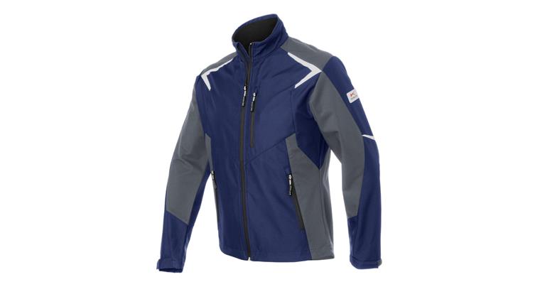 Softshell-Jacke BODYFORCE dunkelblau/anthrazit Gr. M