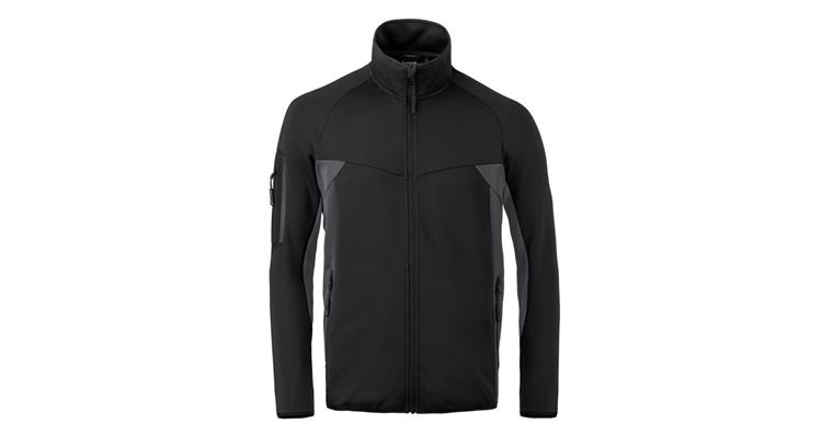 Stretchjacke AthletiQ schwarz/anthrazit Gr.3XL