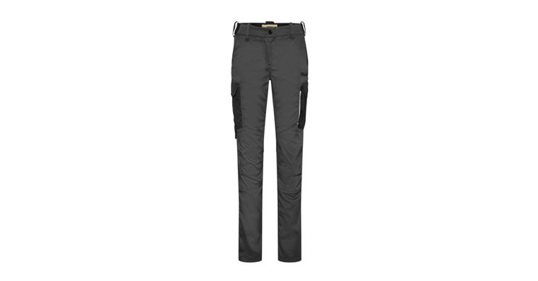 Damen Worker-Performancehose X-Stretch karbongrau Gr. 5XL