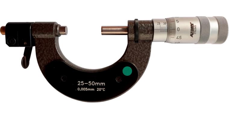 ATORN micrometer for precision pointer, measuring range 25-50 mm