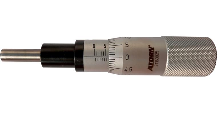 ATORN Einbaumessschraube Messbereich 0-15 mm