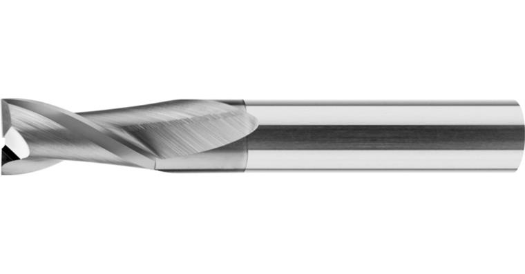 VHM-Schaftfräser Größe M 30° unbeschichtet HB Z2 Ø4,8