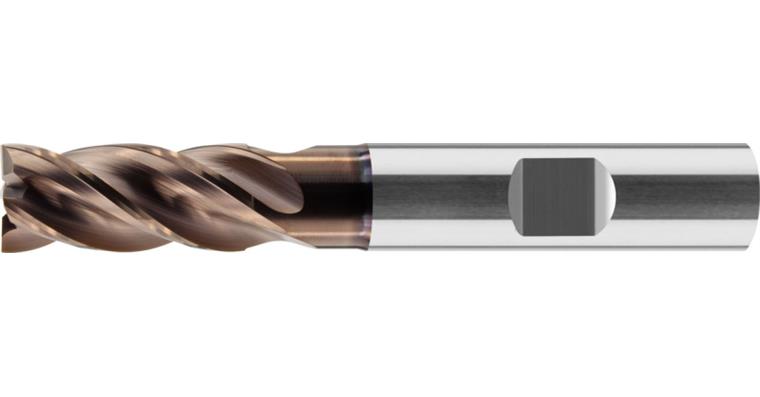 VHM-Schaftfräser HPC Titan Größe M Ø10 Z=4 HB PrimeCon