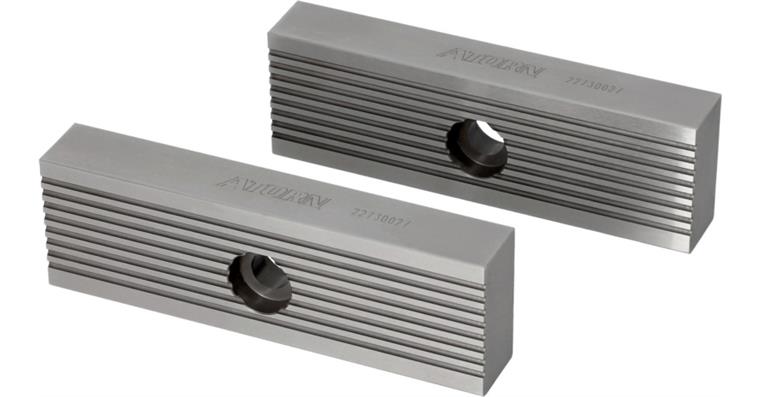 ATORN WB-S reversible jaws 160 mm longit. grooves/smooth suitable for Allmatic