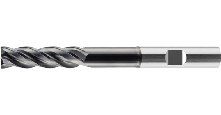 SC-HPC end mill STEEL Varocon-coated Z4 HB shaft extra-long dia. 8 mm