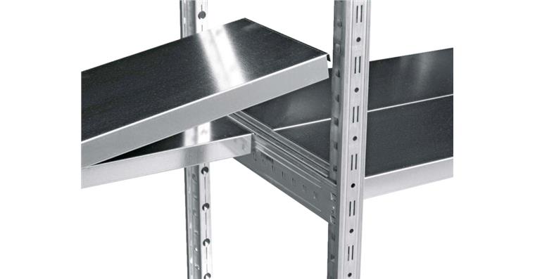 Fachboden Stahlblech verzinkt BxT 800x500mm für Grund-+ Anbauregale 85401+85403