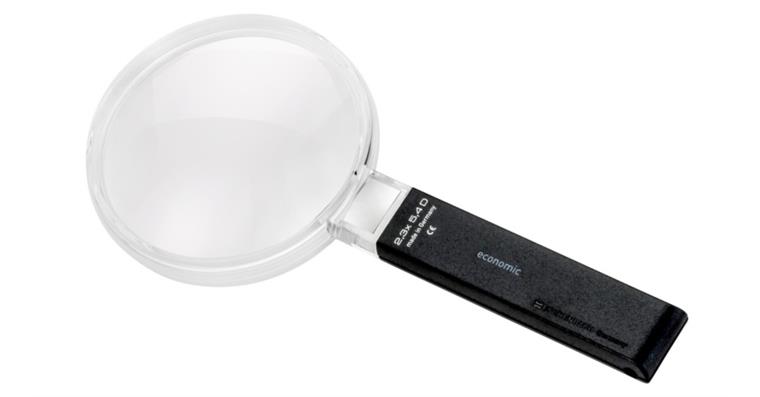 Leseglas Ø80mm 2,5 fach economic