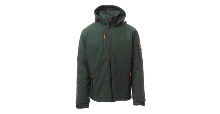 Winter-Softshell-Jacke Creek Pad grün Gr.XXL