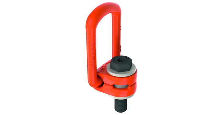 Lastbock , orange; Gewinde: M10; WLL 630 kg; Länge Gewinde: 16 mm