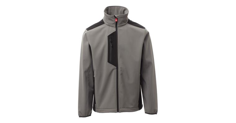 Softshell-Jacke Galway grau/schwarz Gr.S