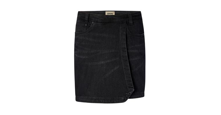 Damen Jeansskort X-Stretch schwarz Gr. S