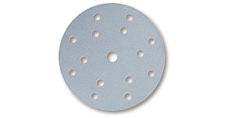 Exzenterschleifpapier Q.SILVER Ø 150 mm Körnung 120 Klettbelag Pack = 100 Stück