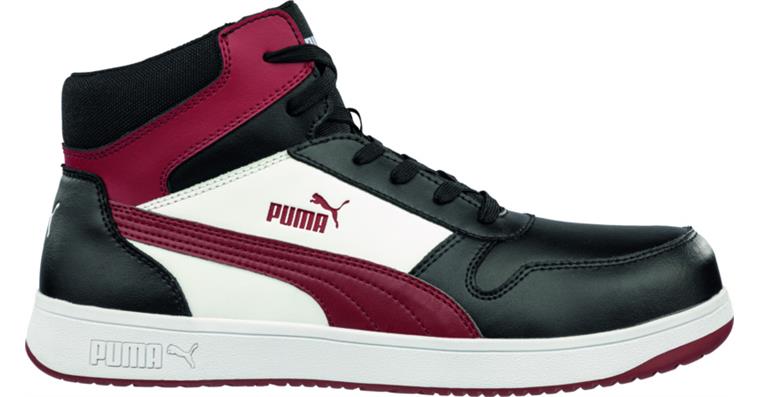 Sicherheits-Stiefel Frontcourt black/white/red Mid S3L Gr. 42