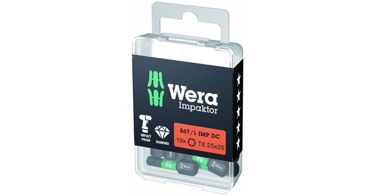 1001706828 Torx-Bits, Impact 867/1 IMP DC TX 25x25mm Pack = 10 Stück