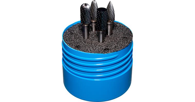 1044096102 ATORN Hartmetall-Frässtifte 6 mm 4-teilig Zahnung 6 Kopfdurchmesser 10 mm