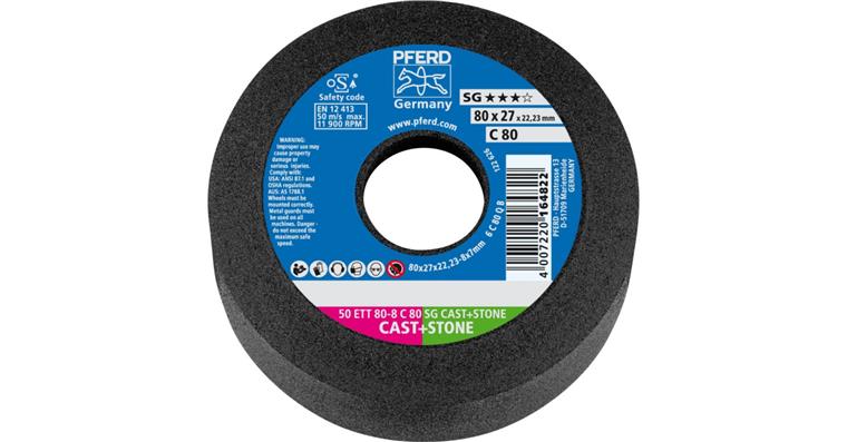Schleiftopf SG CAST+STONE ETT 80x8x22,23 mm