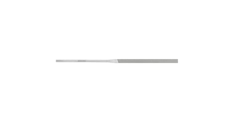 Präzisions-Nadelfeile Flachstumpf 200mm Schweizer Hieb 0, grob