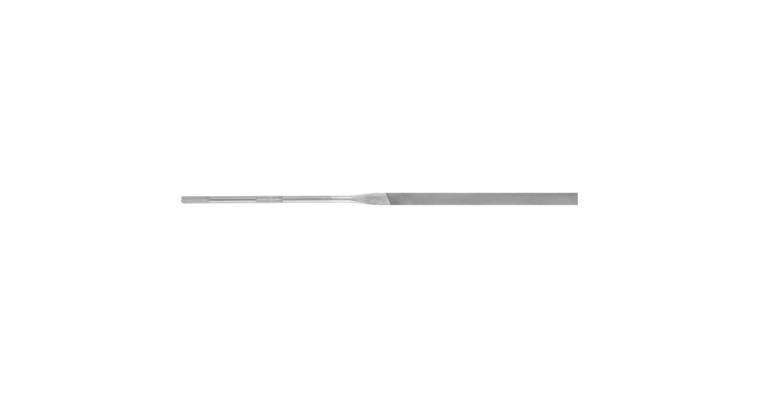 Precision needle file, flat, shaft dia. 3.75 mm L=200 mm S-cut 1