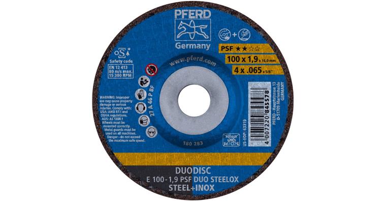 1001437236 Trenn-/Schleifscheibe DUODISC PSF DUO STEELOX gekröpft 100x1,9x16 mm
