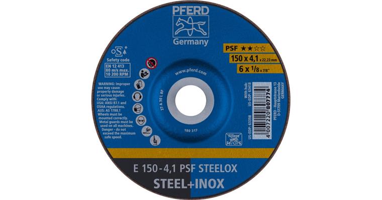 Schruppscheibe PSF STEELOX E 150x4,1x22,23 mm