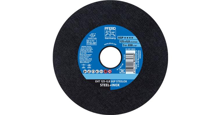 1044833155 Trennscheibe SGP STEELOX gerade EHT 125x0,8x22,23 mm