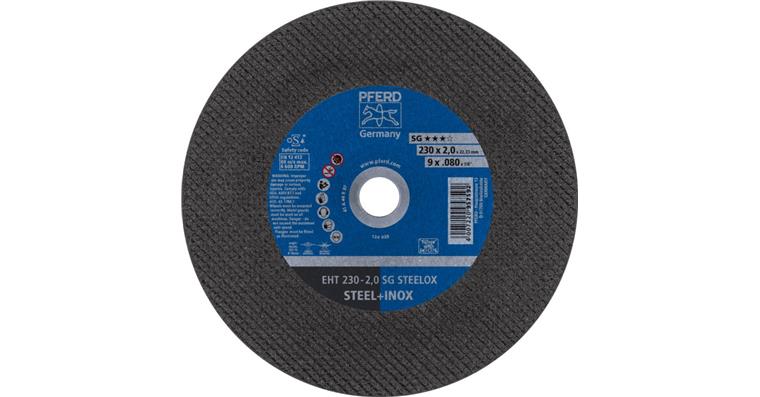 Trennscheibe SG STEELOX gerade EHT 230x2,0x22,23 mm
