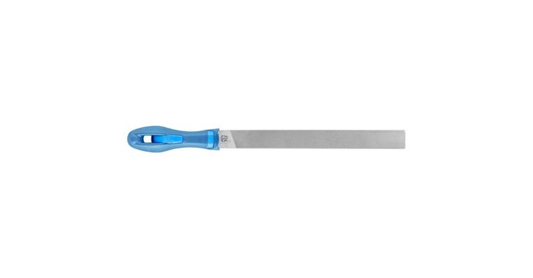 Werkstattfeile mit Heft Flachstumpf 200mm Hieb 1 grobe Zerspanung / Schruppen