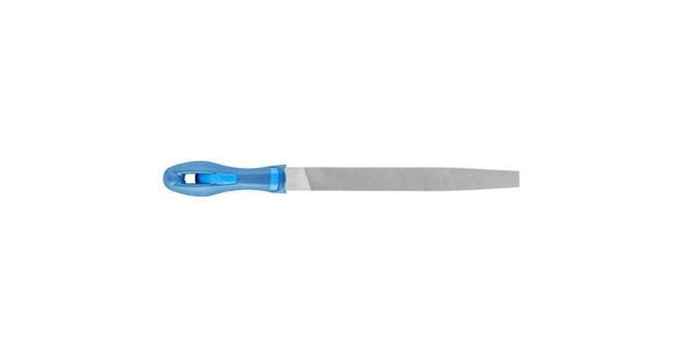 Werkstattfeile mit Heft Flachspitz 200mm Hieb 3 Feinbearbeitung / Schlichten