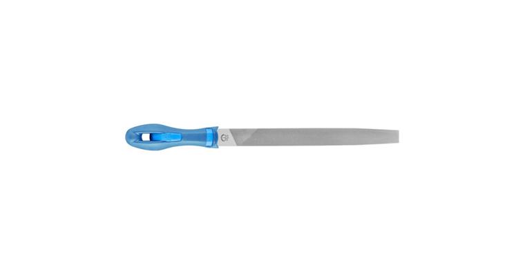 Werkstattfeile mit Heft Flachspitz 250mm Hieb 2 univer. Schruppen / Schlichten