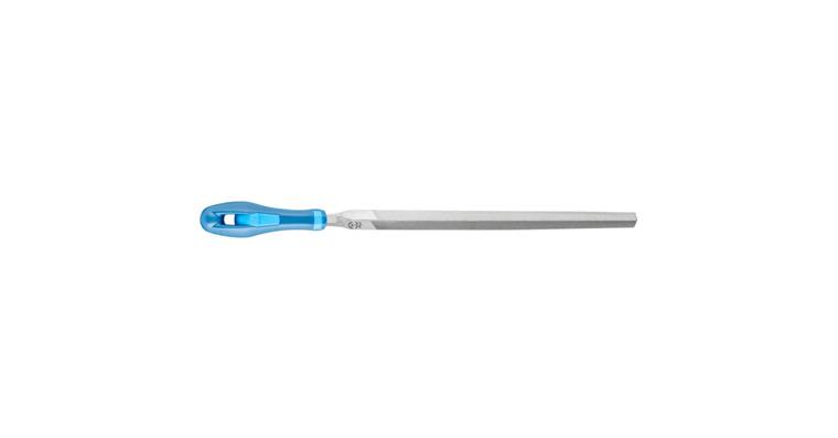 Werkstattfeile mit Heft Dreikant 150mm Hieb 2 univer. Schruppen / Schlichten