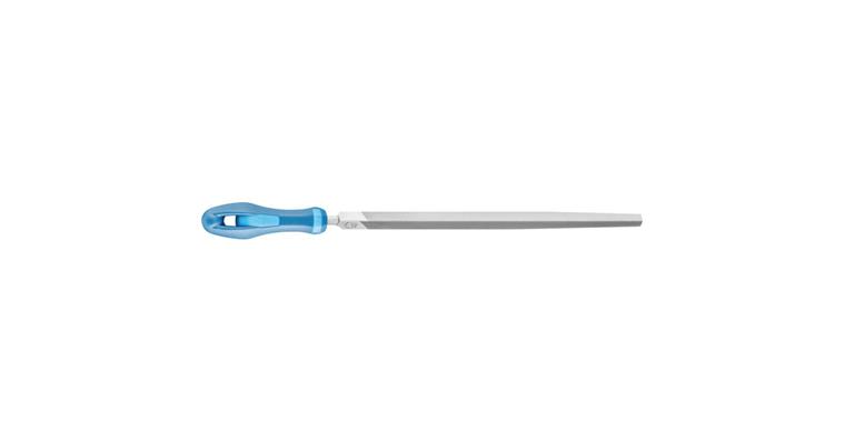 Werkstattfeile mit Heft Dreikant 200mm Hieb 2 univer. Schruppen / Schlichten