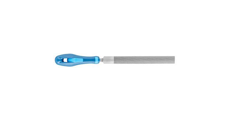 Werkstattfeile mit Heft Halbrund 150mm Hieb 1 grobe Zerspanung / Schruppen