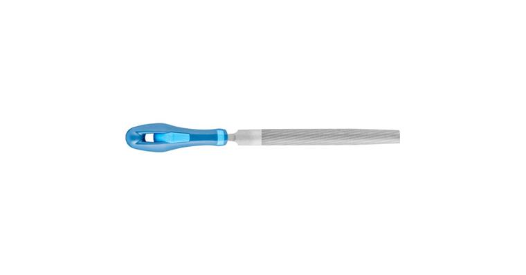 Werkstattfeile mit Heft Halbrund 150mm Hieb 3 Feinbearbeitung / Schlichten