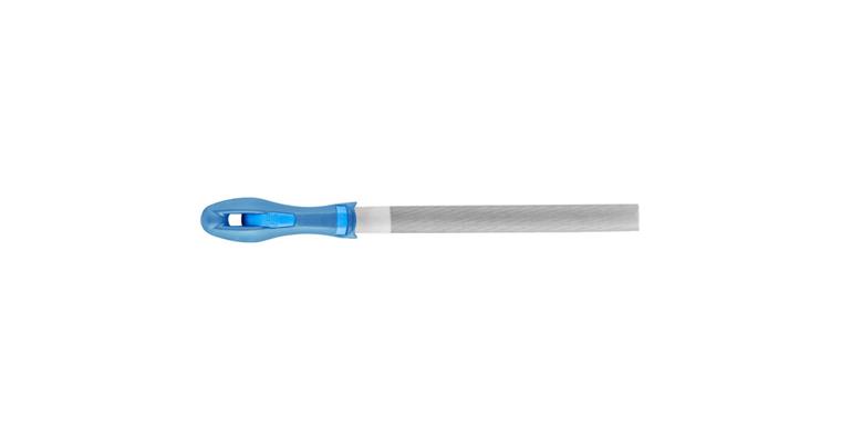 Werkstattfeile mit Heft Halbrund 200mm Hieb 3 Feinbearbeitung / Schlichten