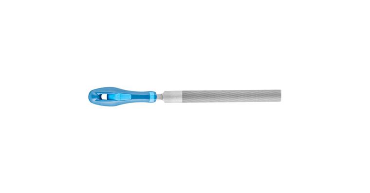 Werkstattfeile mit Heft Halbrund-Spitz 150mm Hieb 3 Feinbearbeitung / Schlichten