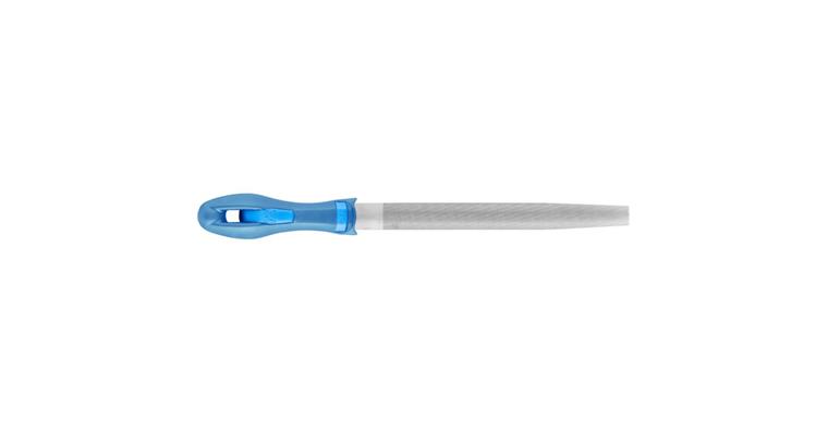 Werkstattfeile mit Heft Halbrund-Spitz 200mm Hieb 2 univer. Schruppen / Schlichten