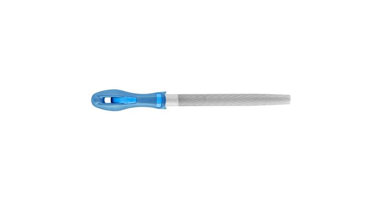 Werkstattfeile mit Heft Halbrund-Spitz 250mm Hieb 1 grobe Zerspanung / Schruppen