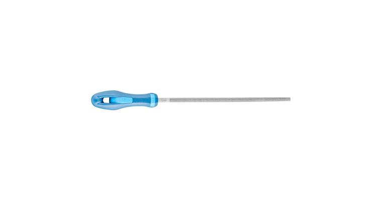 Werkstattfeile mit Heft Rund 200mm Hieb 3 Feinbearbeitung / Schlichten