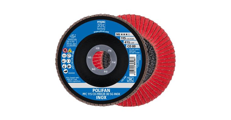 Lamella flap disc, dia. 115 mm grit 80