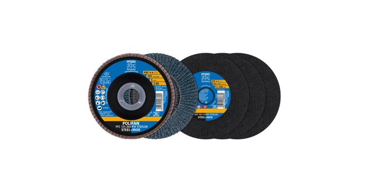1001441988 Trenn-/Fächerschleifscheiben-Set PSF STEELOX 125 mm