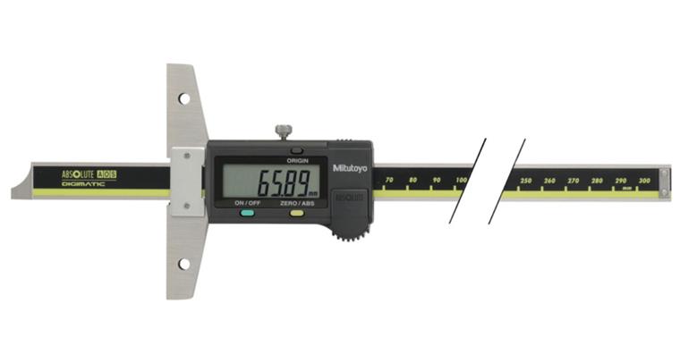 Digital-Tiefenmessschieber 200 mm 571-202-30 Absolute mit Datenausgang