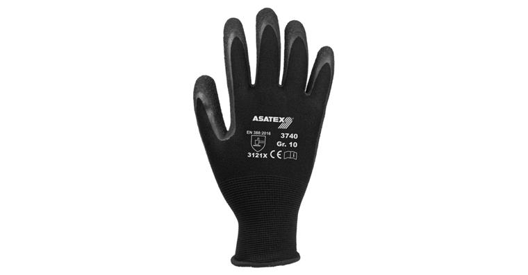 Polyester-Strickhandschuh Latex VE=12 Paar Gr.8