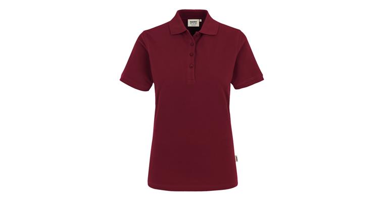 Damen Polo-Shirt Classic weinrot Gr.XS