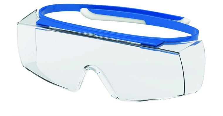 Overspecs super OTG blue clear 100 % UV prot. scratch-resist. EN 166-168 EN 170